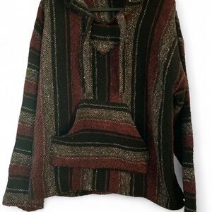 Earthbound multicolor "Drug Rug" Beach pullover